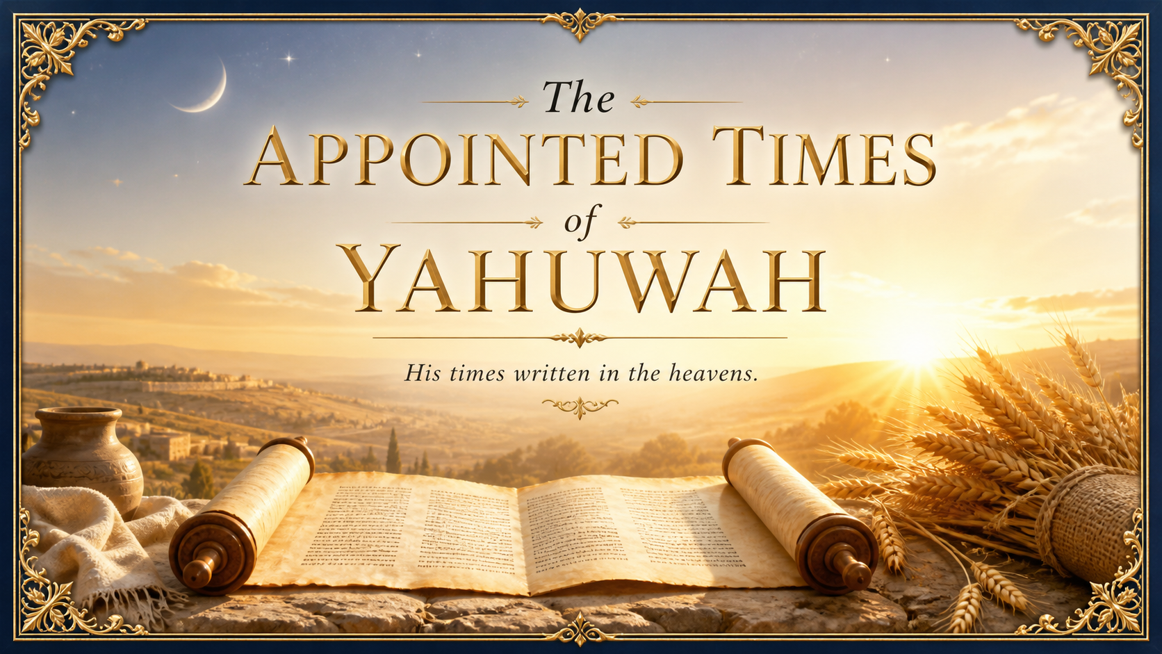 The appointed times of Yahuwah