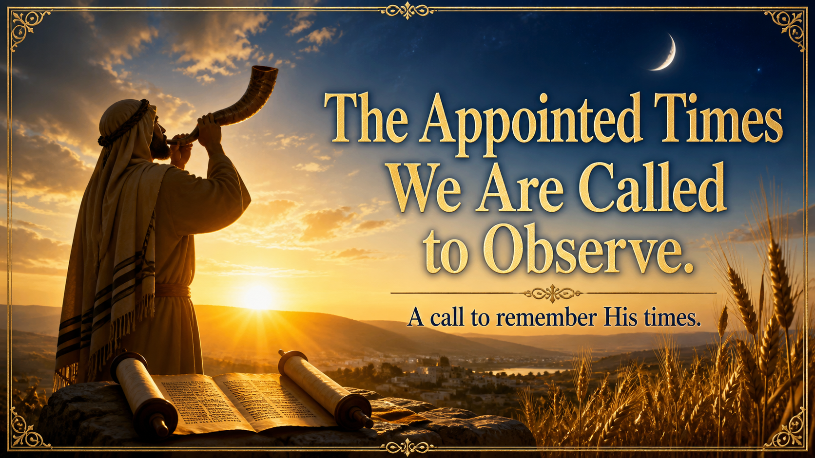 The appointed times we are called to observe