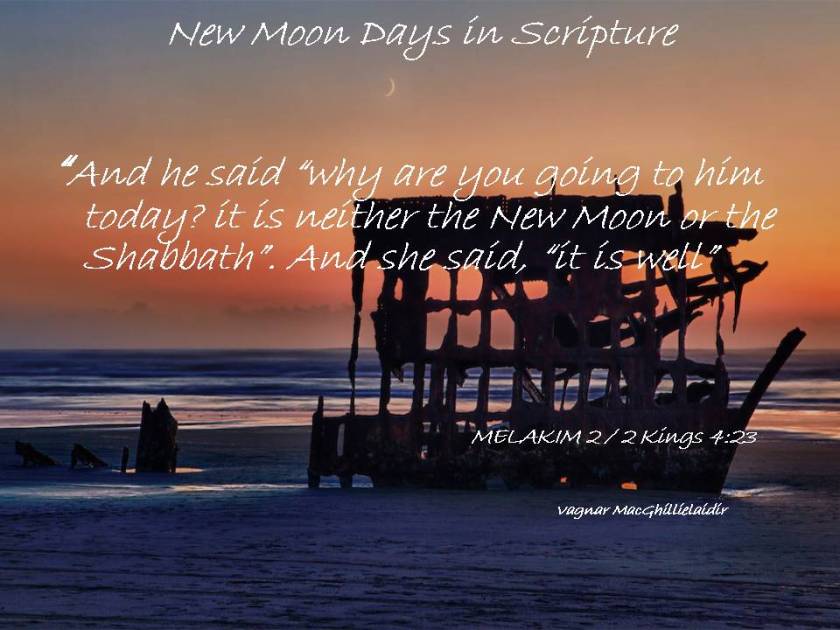 NEW MOON DAYS IN SCRIPTURE 4
