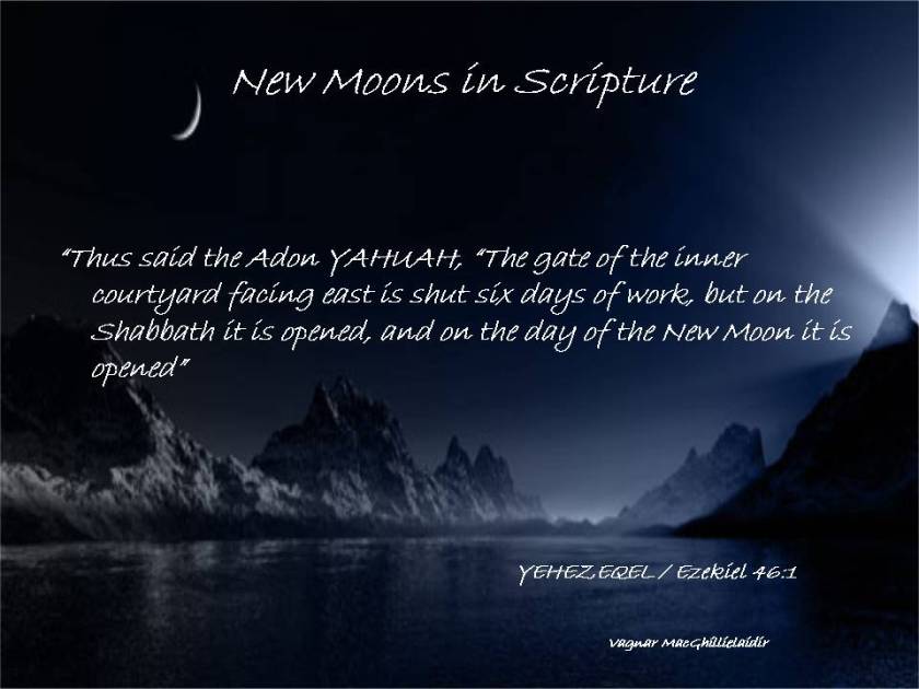 NEW MOON DAYS IN SCRIPTURE 9