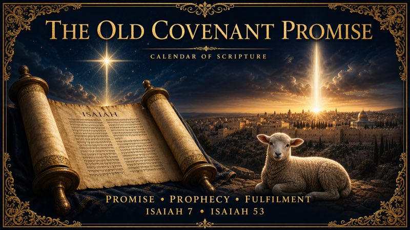 The Old Covenant Promise: Isaiah scroll, Lamb and promised fulfilment.