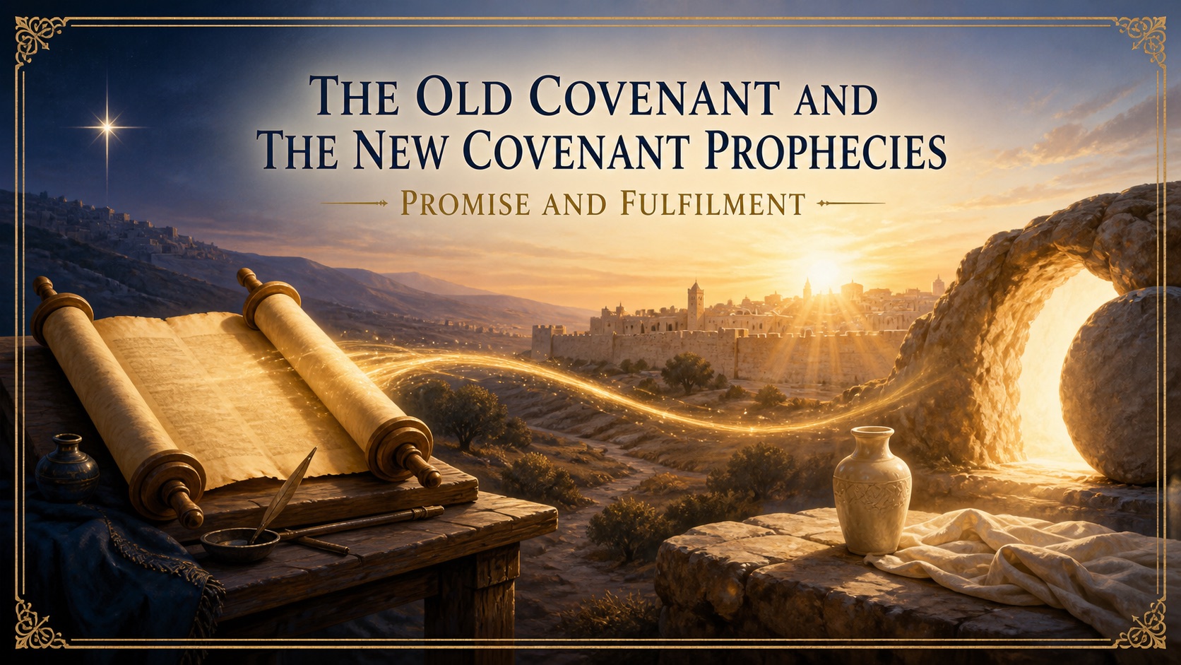 The old covenant and the new covenant prophecies