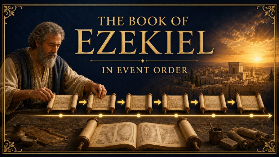The book of Ezekiel in event order.