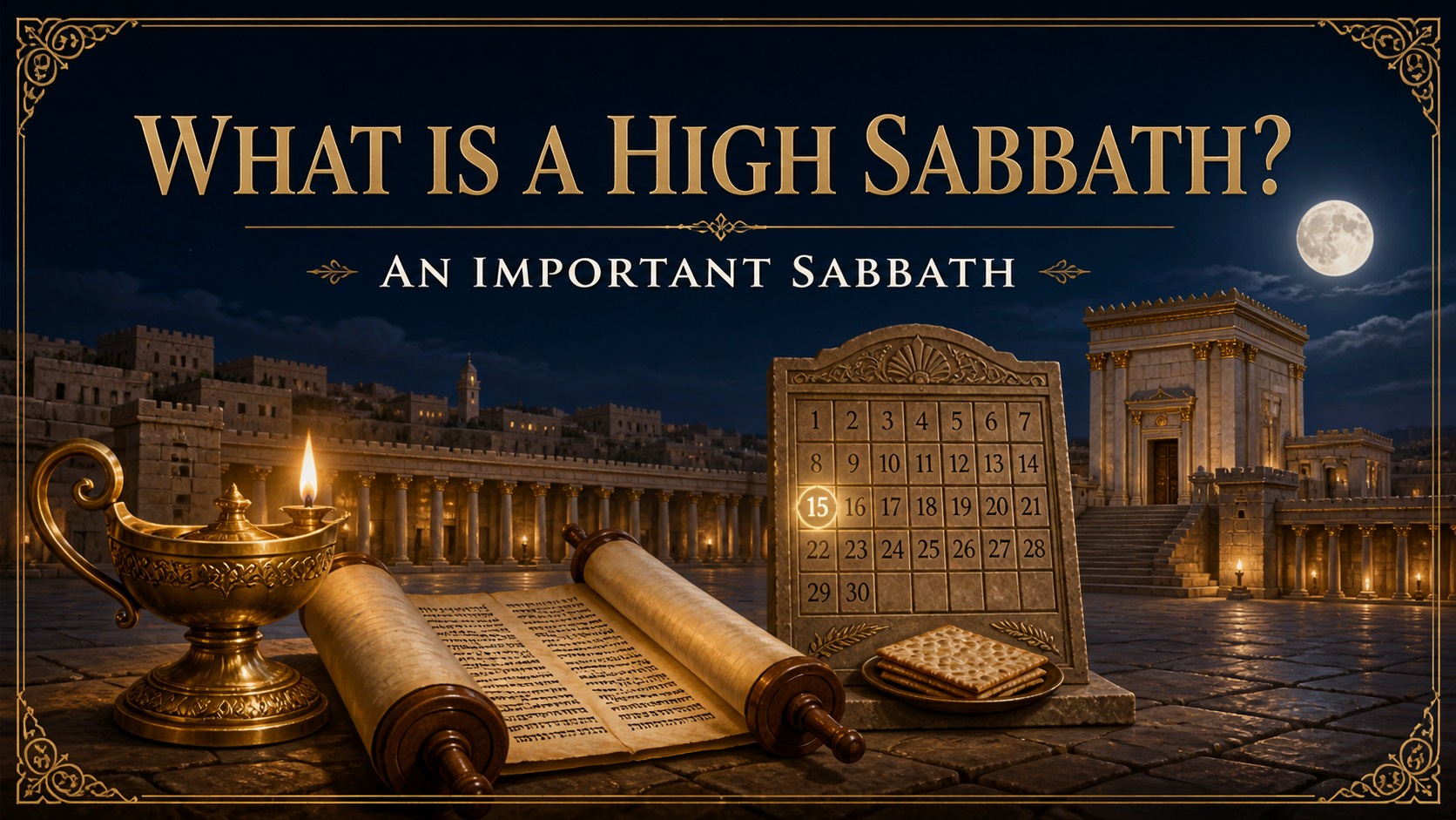 What is a High Sabbath?