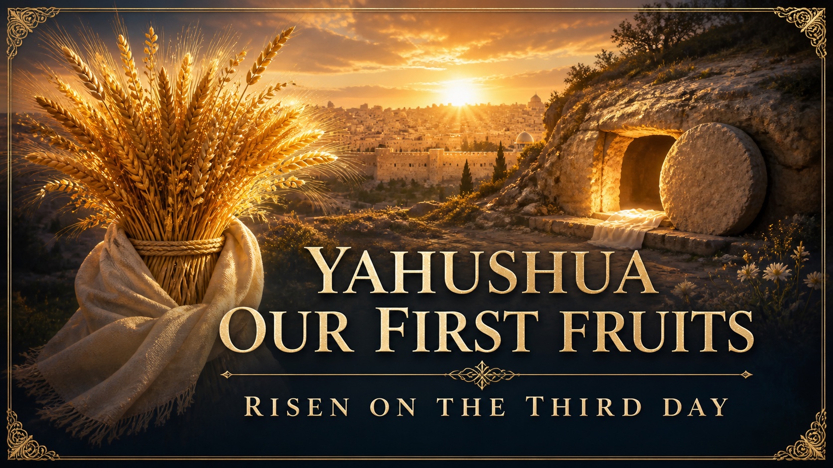 Yahushua our first fruits.